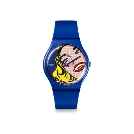 Montre Swatch Art Journey Girl by Roy Lichtenshein