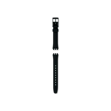 Bracelet de montre en silicone Swatch Lady Black