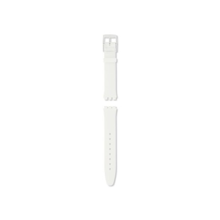 Bracelet de montre en silicone Swatch White Classiness