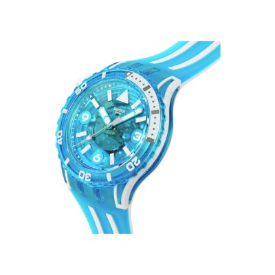 Montre Swatch Scubaqua Blue Fire