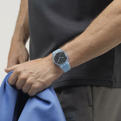 Montre Swatch Essentials Blue Moves