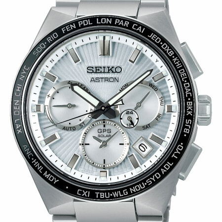 Montre Seiko Astron GPS Solaire 5X53 Titane SSH117