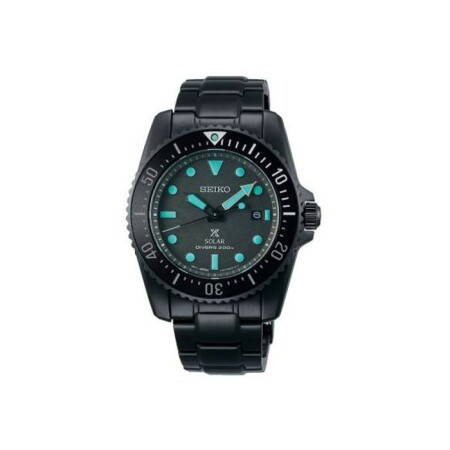 Montre Seiko Prospex Quartz Solaire Diver's 200m Black Series Night Vision édition limitée SNE587P1