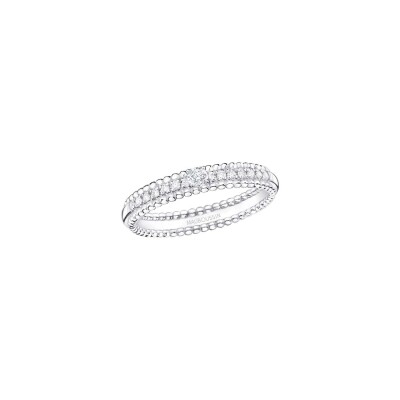 Bague Mauboussin Por l'amor en or blanc et diamants