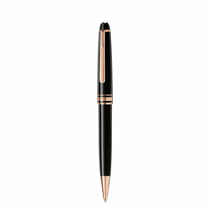 Stylo bille Montblanc Meisterstück Classique doré à l'or rose