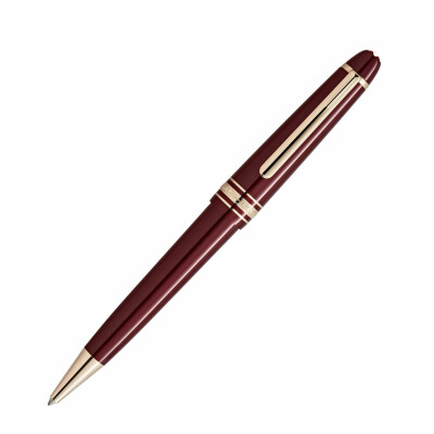 Stylo-bille Montblanc Meisterstück Midsize Rouge Bordeaux