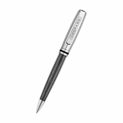 Stylo bille Chopard Brescia, fibre de carbone, plaquage palladium