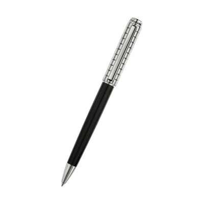 Stylo bille Chopard Ice Cube, résine noire, plaquage palladium