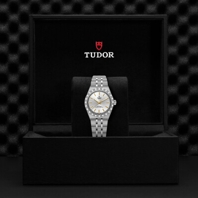 TUDOR Royal watch, 30mm steel case, Silver dial