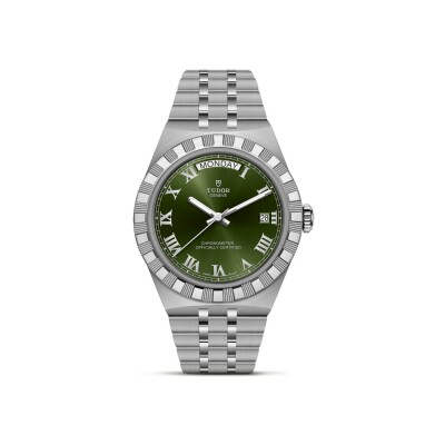 Montre TUDOR  Royal boîtier en acier, 40 mm, cadran vert