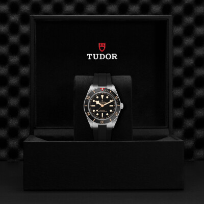 Montre TUDOR  Black Bay 58 boîtier en acier, 39 mm, bracelet en caoutchouc