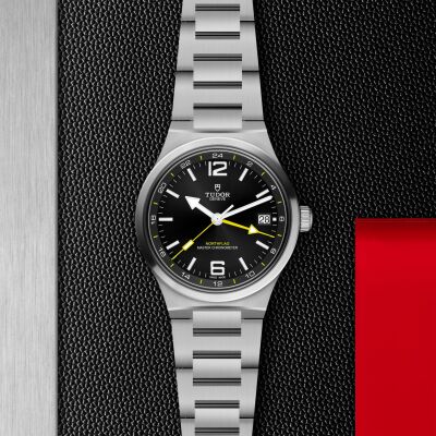 Montre TUDOR Northflag boîtier en acier, 40 mm, Cadran noir