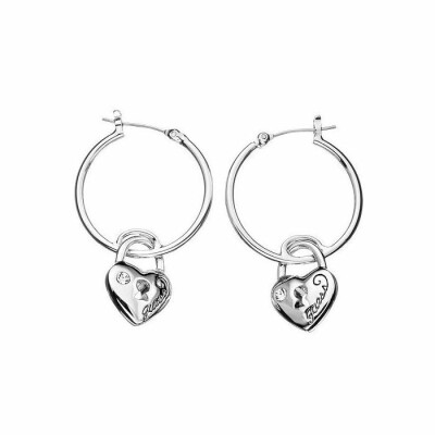 Boucles d'oreilles Guess en acier