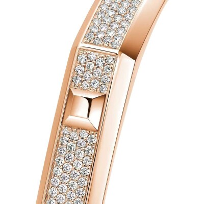 Messika Modernist pavé bracelet in rose gold and diamonds 1.25ct