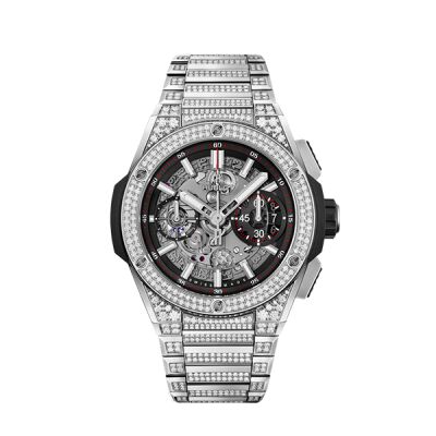 Hublot Big Bang Integrated Titanium Paved watch
