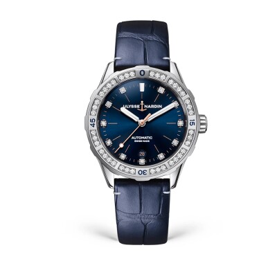 Ulysse Nardin Diver 39 mm Blue Steel Diamonds