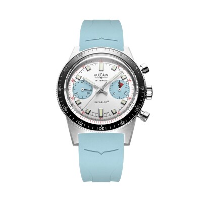 Vulcain Skindiver Chronograph Ice Blue Dial
