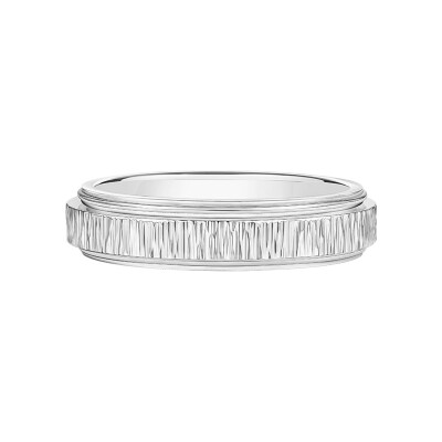 Possession Decor Palace ring in 18K white gold with rhodium finish