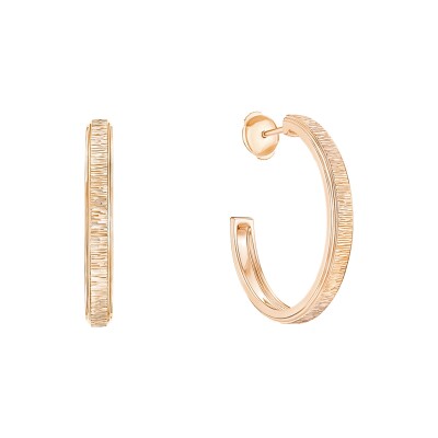 Possession hoop earrings in 18K rose gold