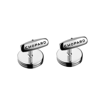 Chopard cufflinks in stainless steel