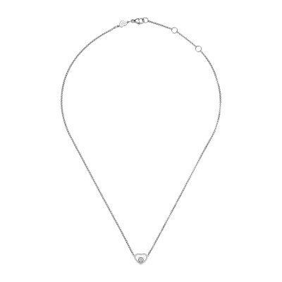 Happy Diamonds Icons necklace in ethical 18K white gold with diamonds
