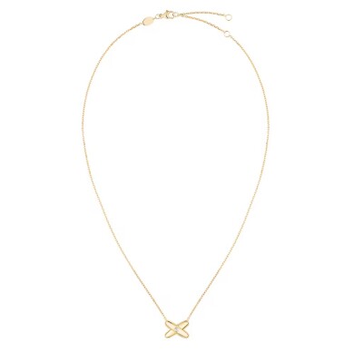 Jeux de Liens Anhänger aus 18-karätigem Gelbgold mit Diamant