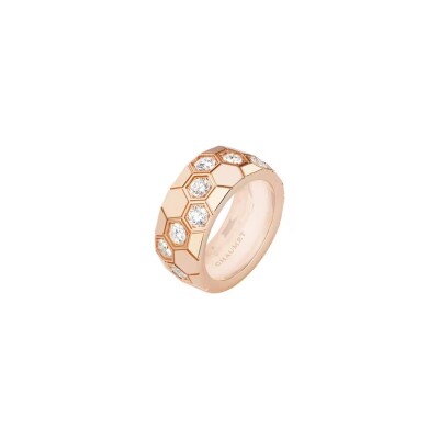 Bee de Chaumet Ring aus 18-karätigem Roségold mit Diamanten