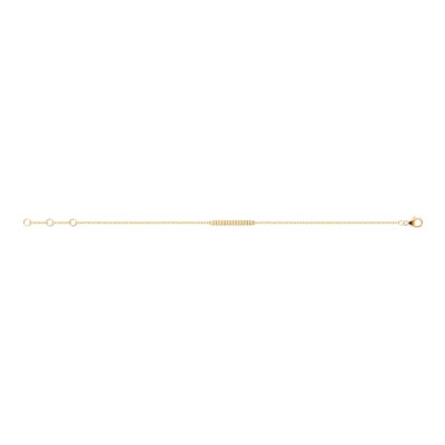 Boucheron Quatre Grosgrain – Yellow Gold Chain Bracelet
