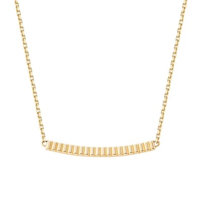 Boucheron Quatre Grosgrain – Yellow Gold Pendant