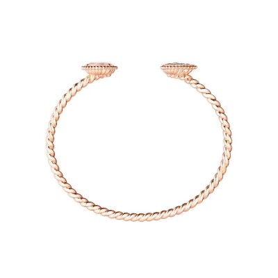 Boucheron Serpent Bohème – Bracelet Motif S en Or Rose serti de Diamants