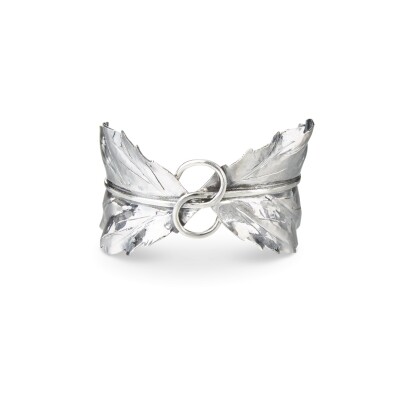 Buccellati Mario Leaf – Sterling Silver Bracelet