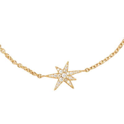 Ole Lynggaard Copenhagen – Funky Stars Bracelet in 18k Yellow Gold with Diamonds