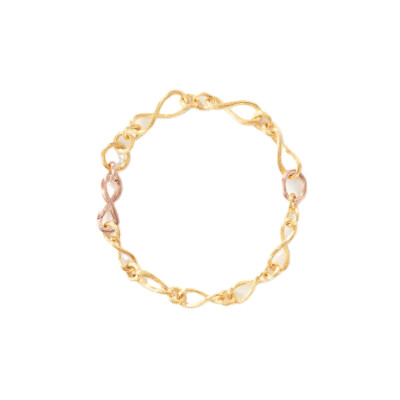 Ole Lynggaard Copenhagen – Love Mini Bracelet in 18k Yellow and Rose Gold
