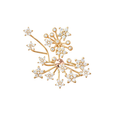 Ole Lynggaard Copenhagen – Shooting Stars Earring Pendant in 18k Yellow Gold with Diamonds