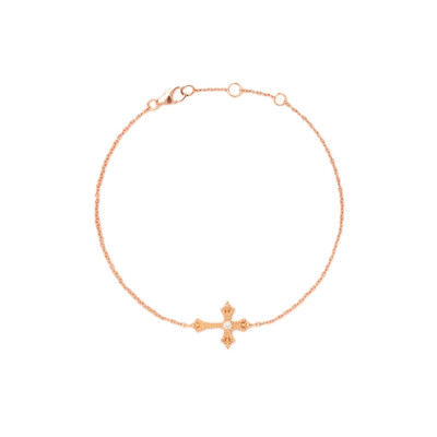 Maria – Bracelet in 18k Pink Gold with Diamond – Mellerio