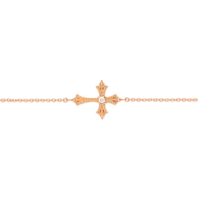 Maria – Bracelet in 18k Pink Gold with Diamond – Mellerio