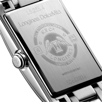 Montre Longines DolceVita en acier inoxydable et verre saphir