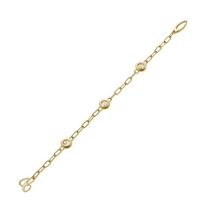 Happy Diamonds Icons bracelet in ethical 18K white gold with diamond