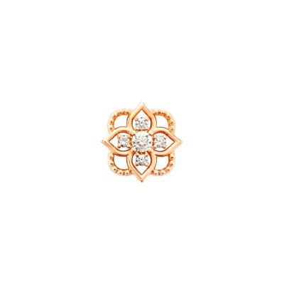 Giardino SM Diamond Mono Earring – 18k Pink Gold