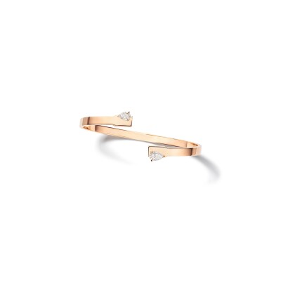 Rose Gold Alternating Square Set Bracelet