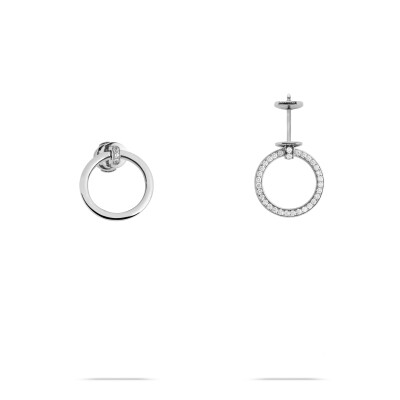 Reversibler Ohrring – Gold & Diamanten 14 mm