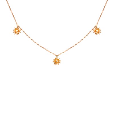 Halskette Mellerio Le Petit Cactus Vanille Roségold