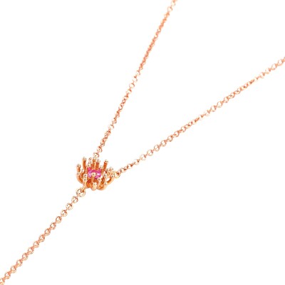 Halskette Mellerio Le Petit Cactus Vanille Roségold Y