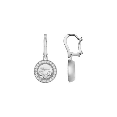 Happy Diamonds Icons Earrings by Chopard in Ethical 18K White Gold and Diamonds