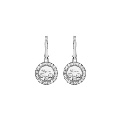 Happy Diamonds Icons Earrings by Chopard in Ethical 18K White Gold and Diamonds