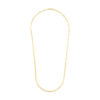 Collier lien chaîne Mellerio en or jaune 78cm