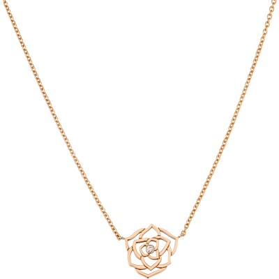 Pendentif Piaget Rose – Or rose 18k et diamants