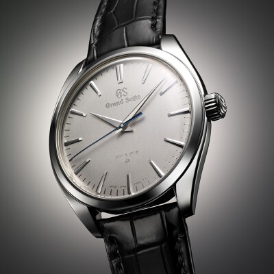 Montre Grand Seiko Masterpiece SBGZ003 en platine avec cadran gravé