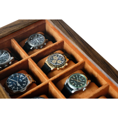 Ecrin My Watch Hotel Paris, 8 montres - Noyer Noir