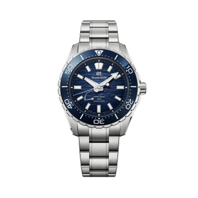 Grand Seiko Evolution 9 Spring Drive Diver 72h Uhr 40,8 mm Titan Blaues Zifferblatt